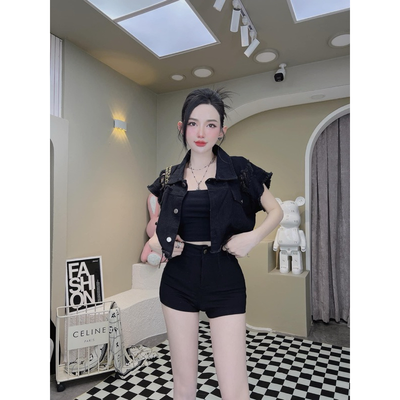 ÁO KHOÁC JEAN RÁCH