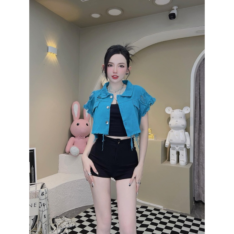 ÁO KHOÁC JEAN RÁCH