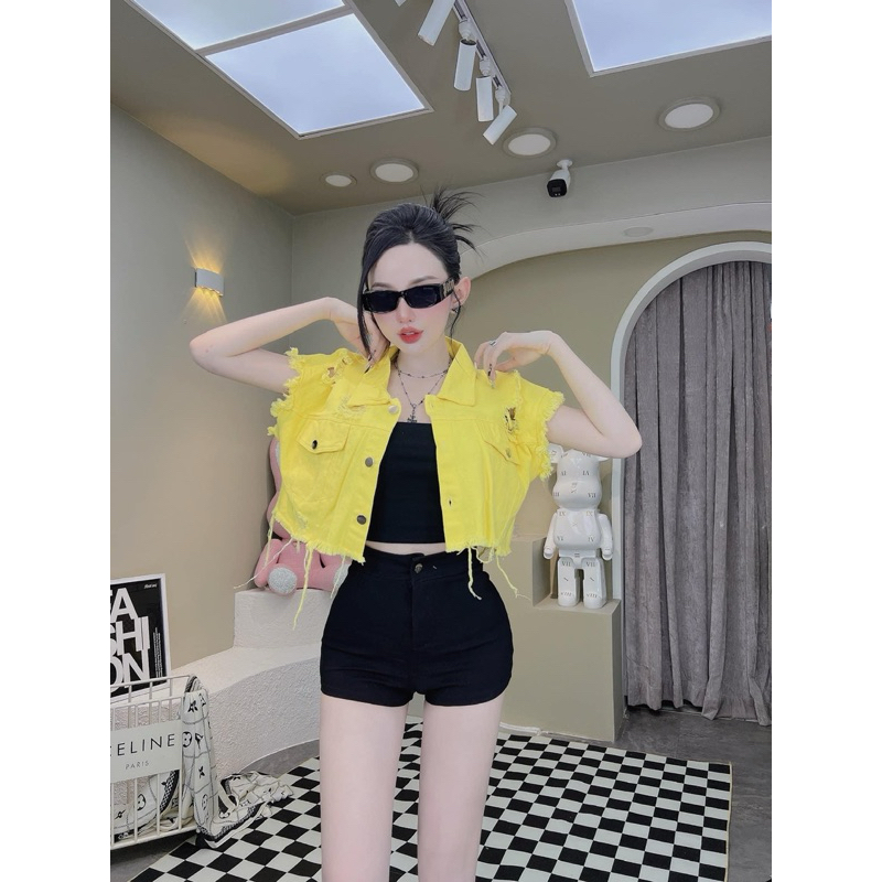 ÁO KHOÁC JEAN RÁCH