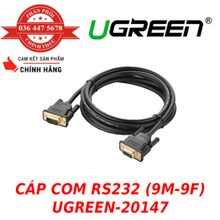 Cáp nối dài 3M Com to Com RS232 (9M-9F) UGREEN 20147