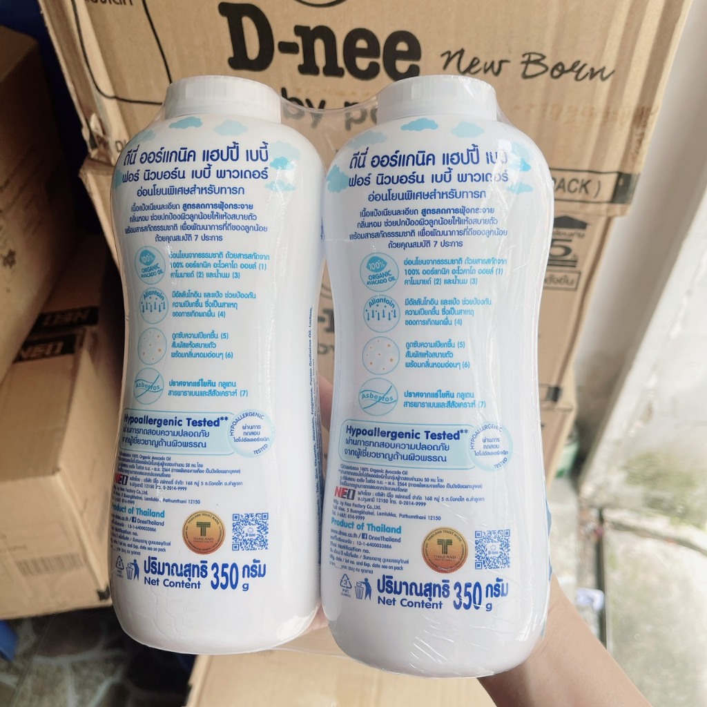 Phấn Rôm, Phấn Thơm Dnee Thái Lan 350g cho bé