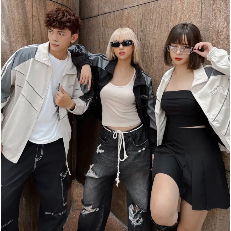 Áo khoác gió, áo khoác dù Dadgera form unisex thời trang nam nữ