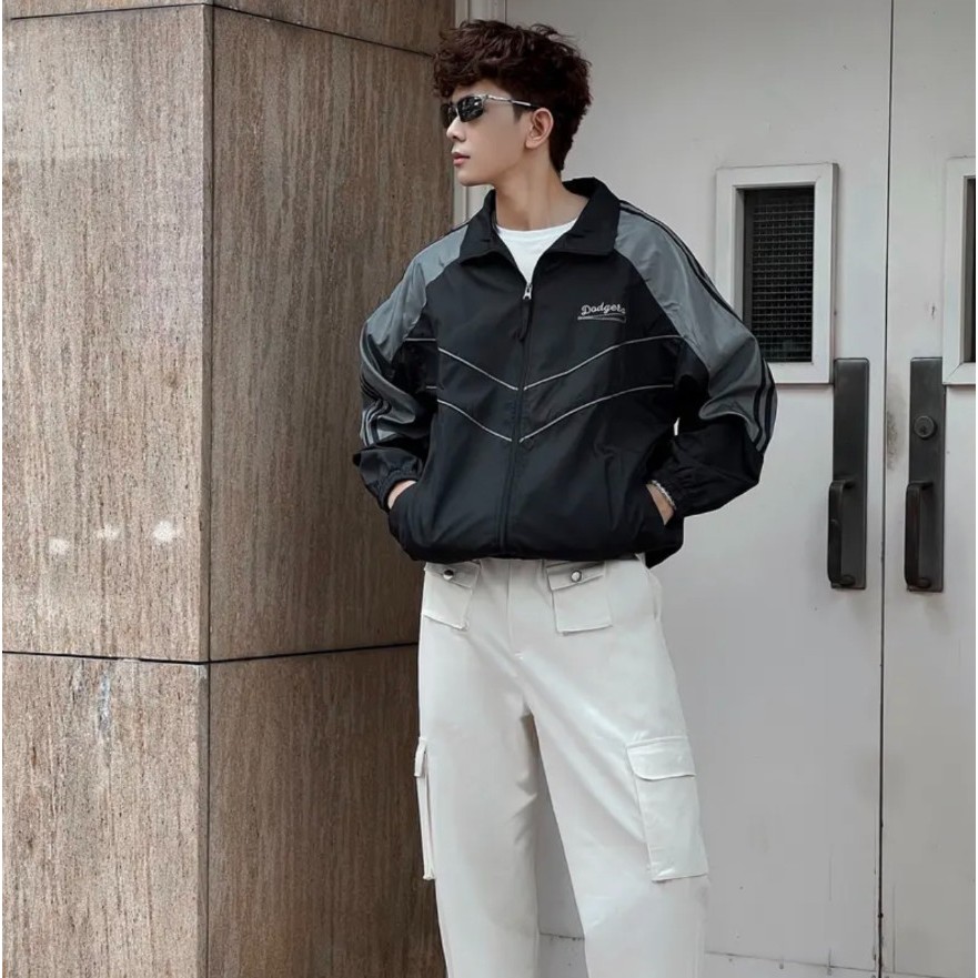 Áo khoác gió, áo khoác dù Dadgera form unisex thời trang nam nữ