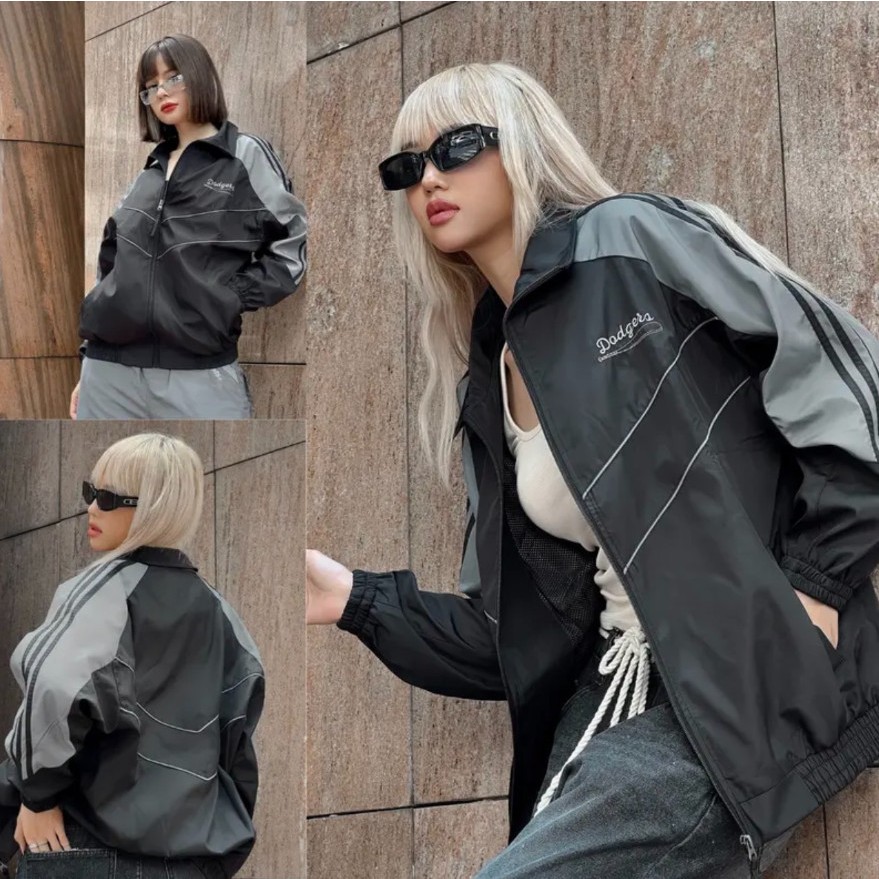 Áo khoác gió, áo khoác dù Dadgera form unisex thời trang nam nữ
