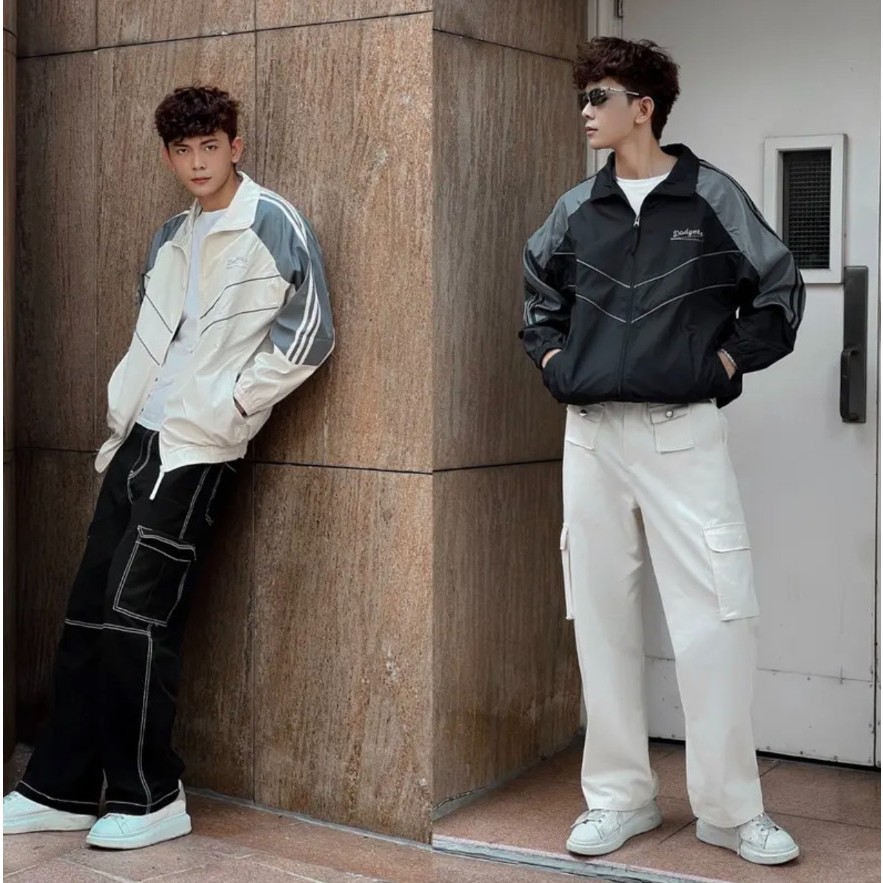 Áo khoác gió, áo khoác dù Dadgera form unisex thời trang nam nữ