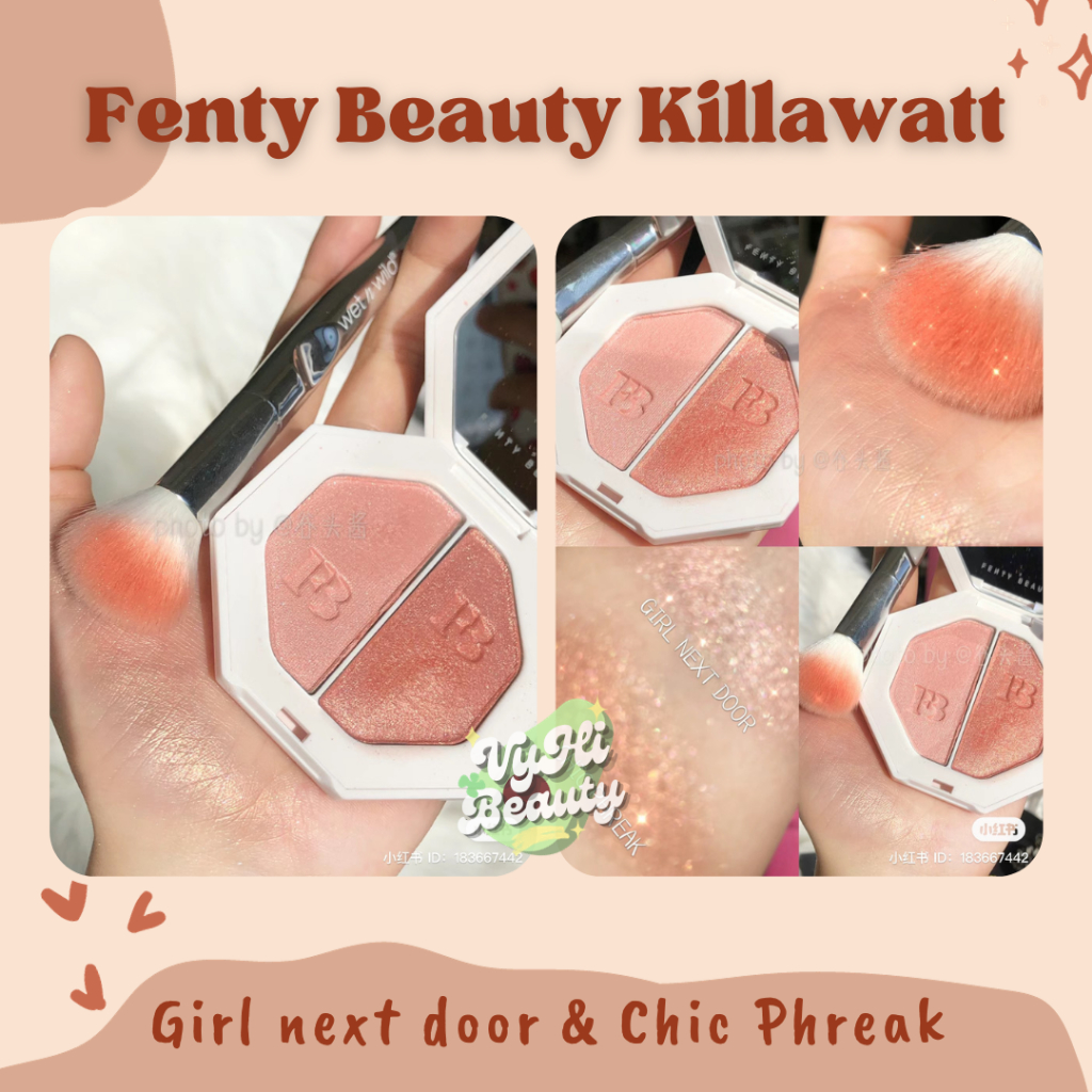 Phấn bắt sáng Fenty Beauty Killawatt 2 ô