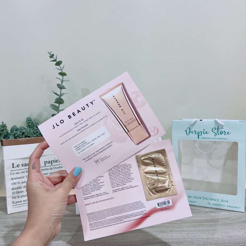 Sữa rửa mặt JLO BEAUTY That hit Single Gel-Cream Cleanser - chống oxy hoá, trắng mềm da