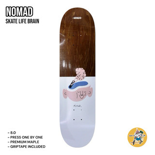Ván trượt skateboard NOMAD SKATE LIFE BRAIN 8.0