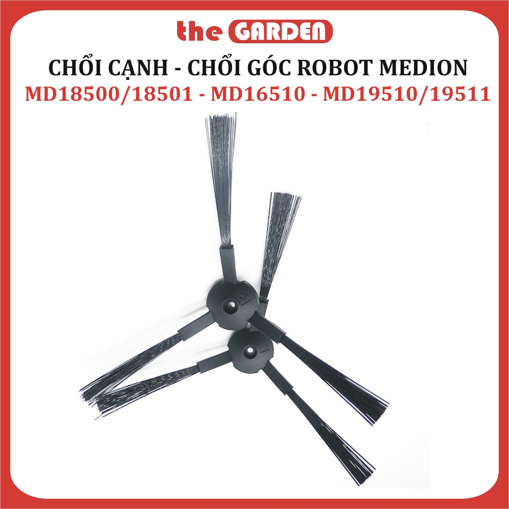 Phụ kiện Robot hút bụi lau nhà Medion MD18500, MD18501, MD16510, MD19510,Chổi cạnh, Chổi quét, Chổi ven, Chổi góc