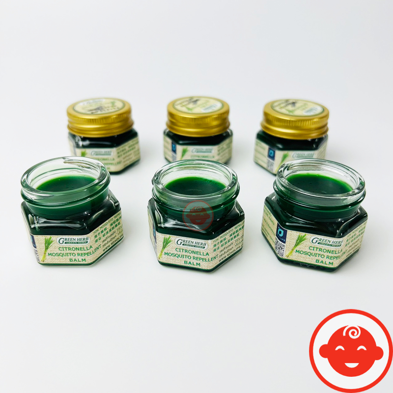 Sáp bôi muỗi đốt THÁI LAN GREEN HERB BALM cho bé