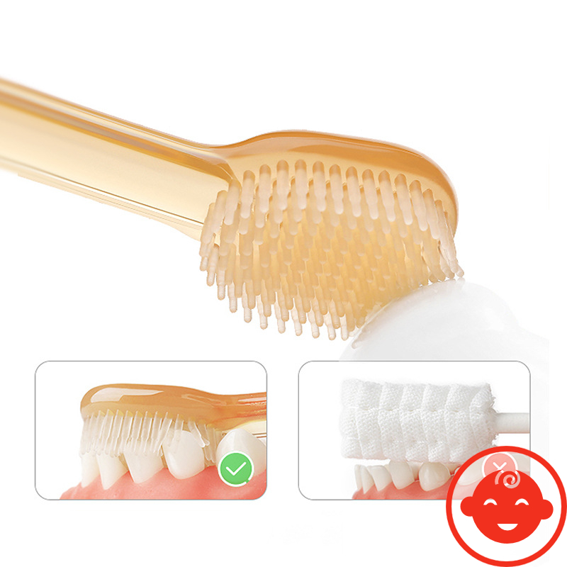 Sét rơ lưỡi bàn chải silicon cao cấp cho bé từ 0-36 tháng