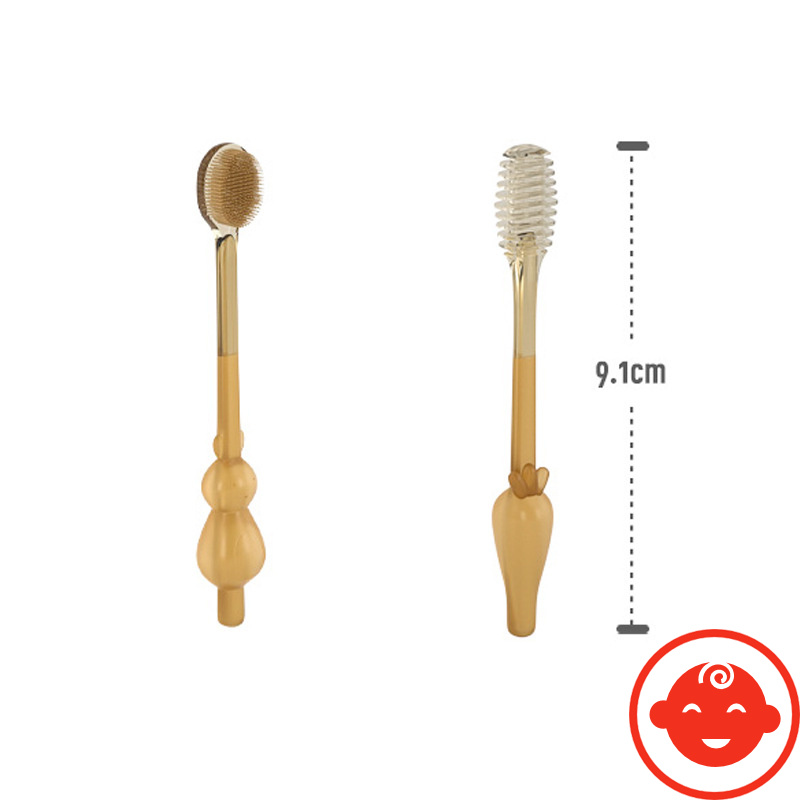Sét rơ lưỡi bàn chải silicon cao cấp cho bé từ 0-36 tháng