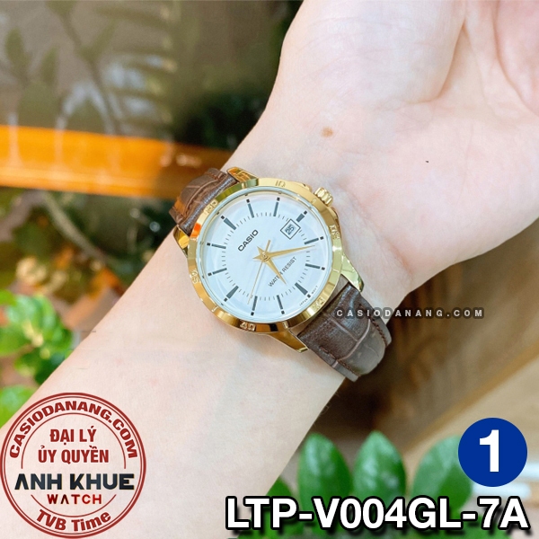 Đồng hồ nữ dây da Casio chính hãng Anh Khuê LTP-V004 Series