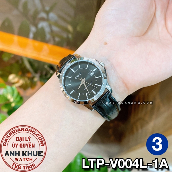 Đồng hồ nữ dây da Casio chính hãng Anh Khuê LTP-V004 Series
