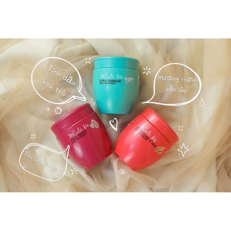 Kem ủ tóc - Hấp dầu Xcute Me phục hồi hư tổn collagen X Cute Me 450ml