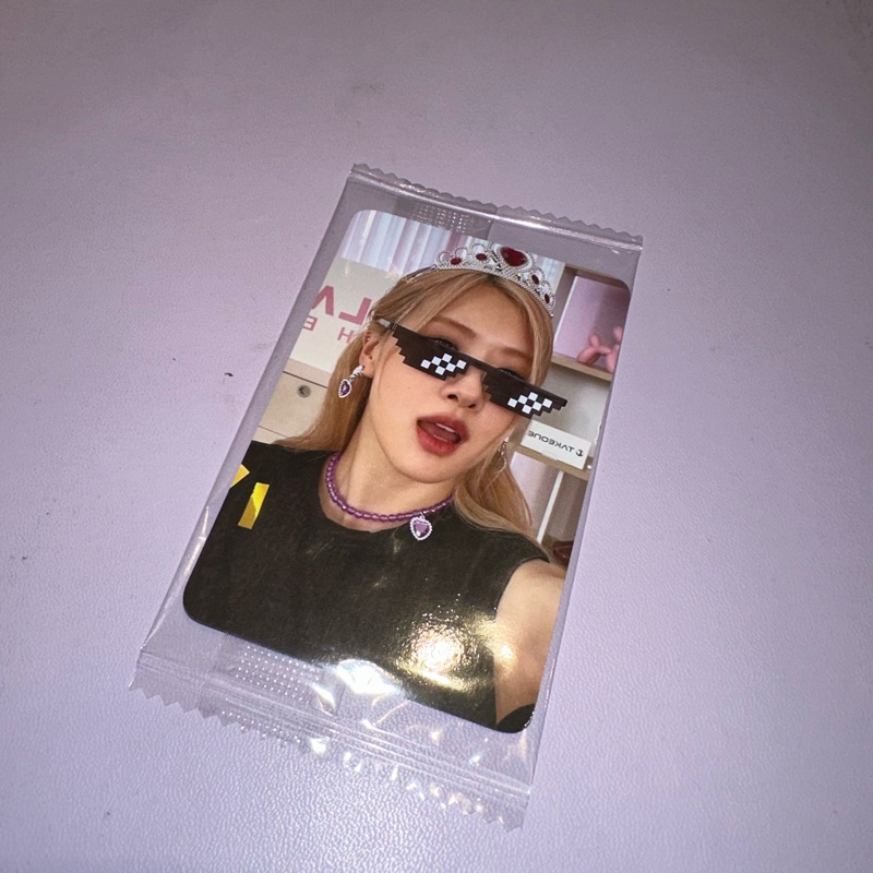 CARD ROSÉ BLACKPINK