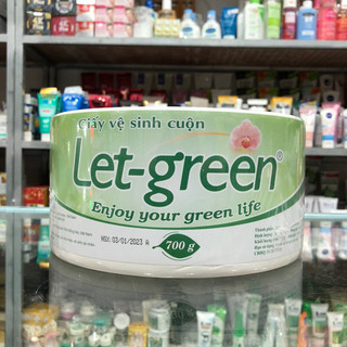 Giấy vệ sinh cuộn let-green 700g