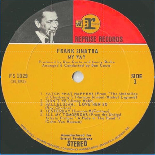 Đĩa Than ( Vinyl) : Frank Sinatra - My Way