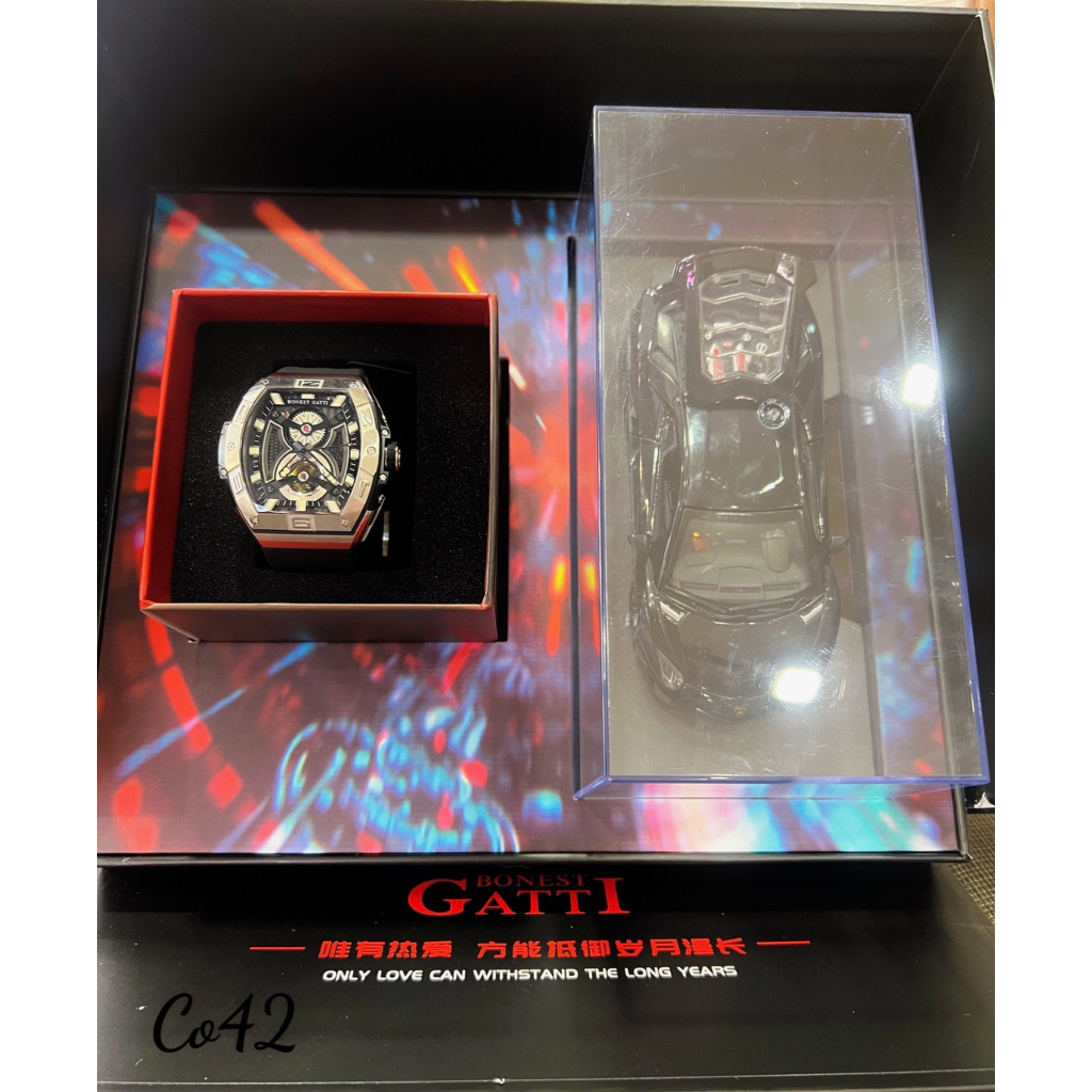 Đồng Hồ Nam Automatic Bonest Gatti BG5701- Dây Silicone, Size 46mm