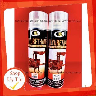 Sơn xịt bóng gỗ PU Polyurethane Bosny