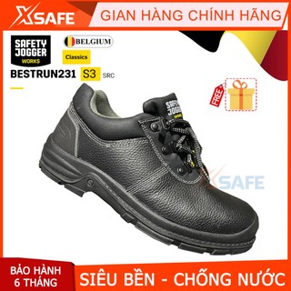 Giày bảo hộ Jogger Bestrun 2 da bò thật chống thấm nước bảo hộ chuẩn S3 Châu Âu Giày bảo hộ lao động Jogger Bỉ