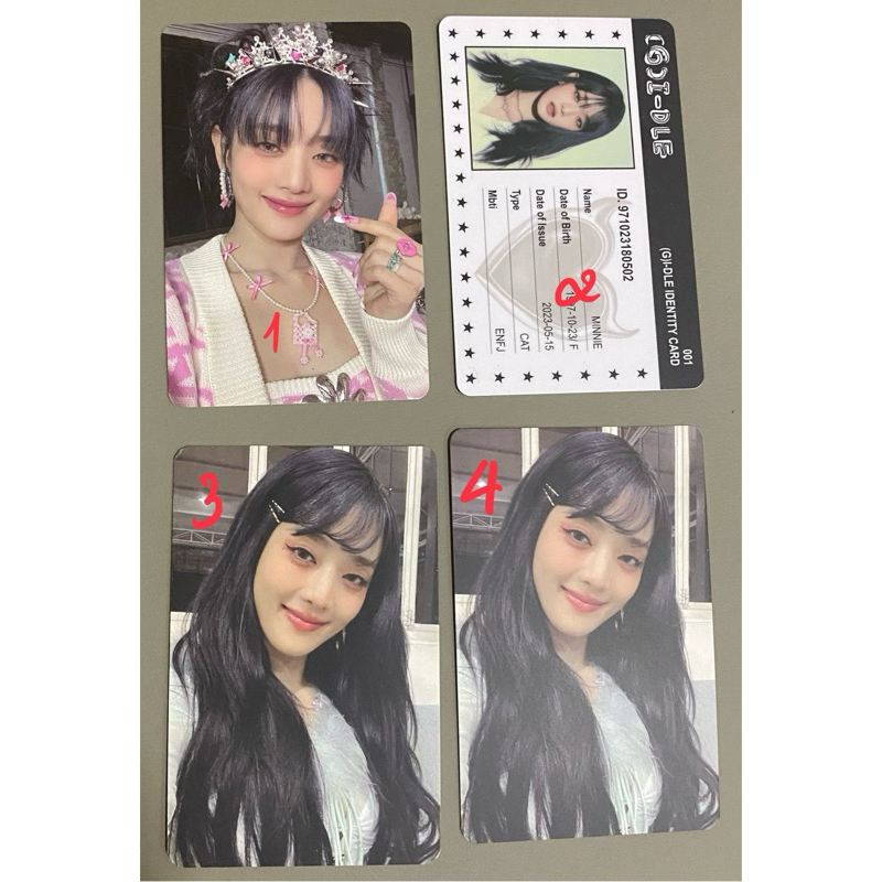 Card minnie i-dle chính hãng