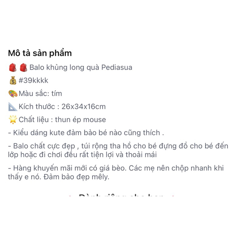 Balo đi học cho bé balo mầm non balo lớp 1 tiểu học