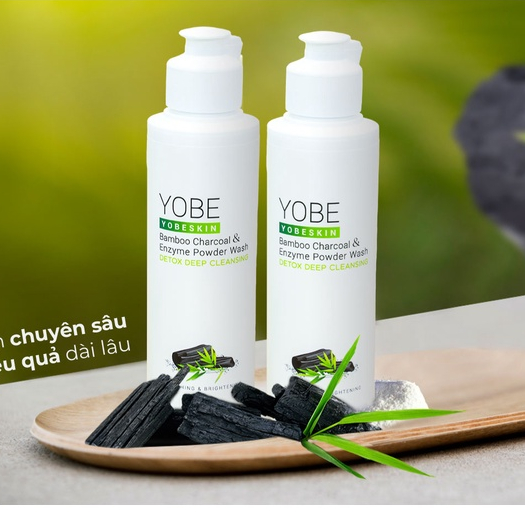 Bột Rửa Mặt Yobe Ezym Và Than Tre Hoạt Tính Yobeskin