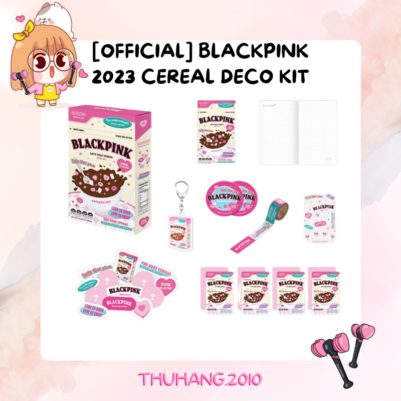 BLACKPINK 2023 DEBUT ANNIVERSARY CEREAL DECO KIT