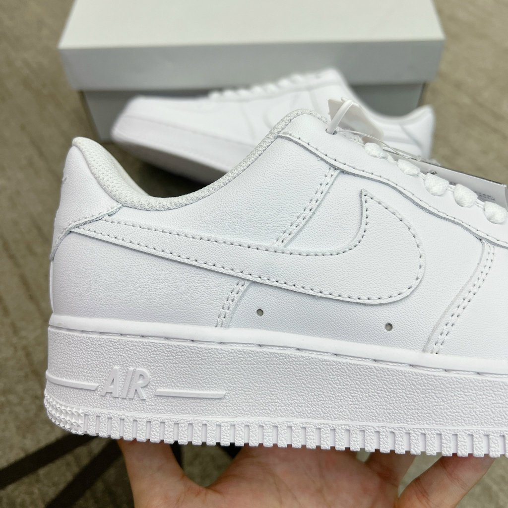 Giày _Nike Air Force 1 All White, giày Af1 full trắng bản S.Cấp trung full phụ kiện