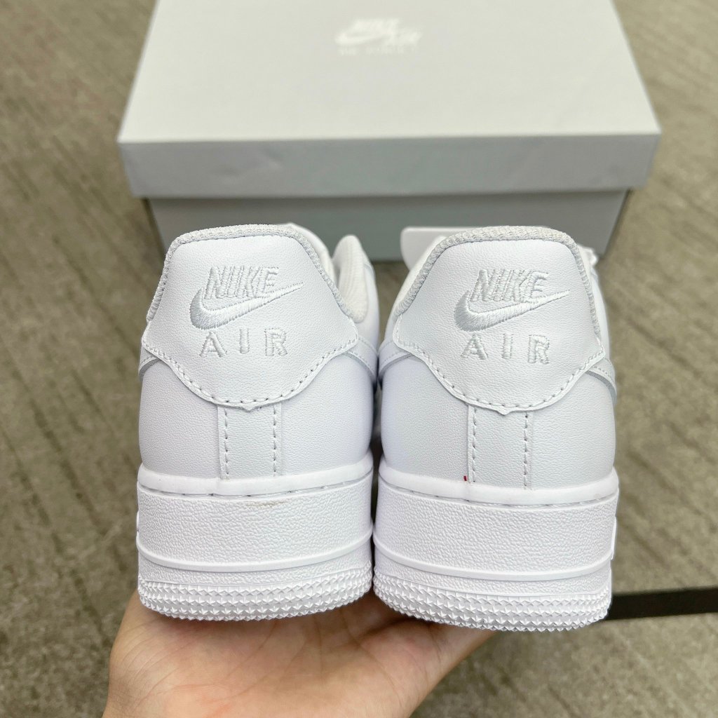 Giày _Nike Air Force 1 All White, giày Af1 full trắng bản S.Cấp trung full phụ kiện