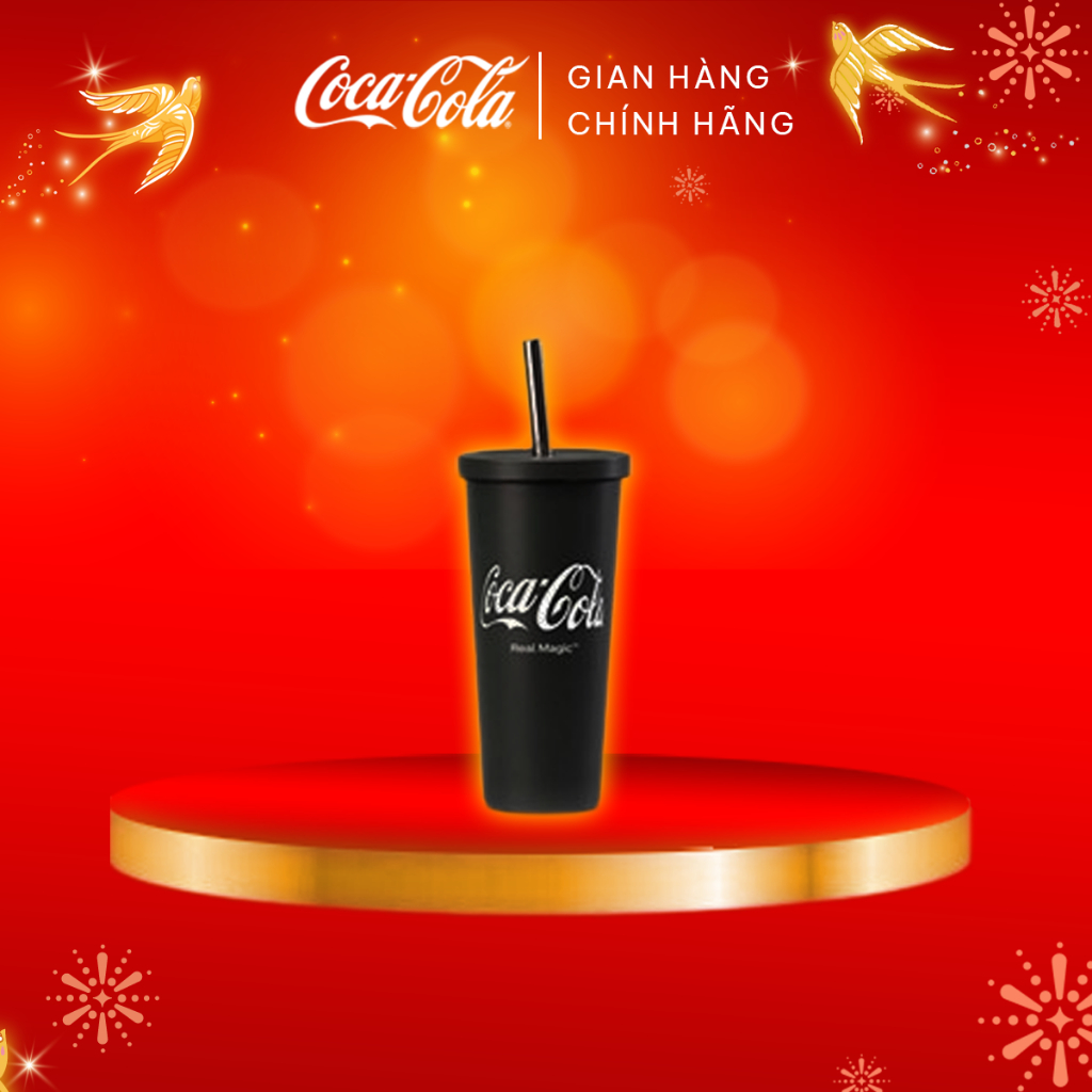 Ly giữ nhiệt màu đen Coca-Cola 750ml
