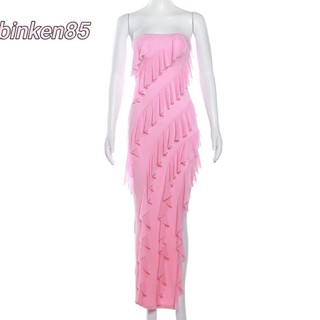 Đầm maxxi xẻ hông ôm body hàng quảng châu cao cấp