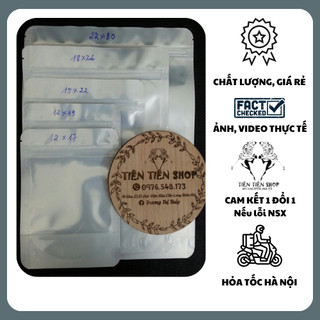 1kg Túi zip đáy đứng 1 mặt trong 1 mặt bạc đựng đồ tiện dụng tientienshop