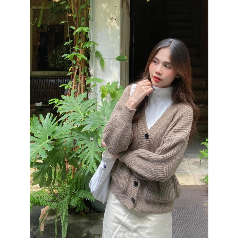 Áo Cardigan - 99 - 5 Nút - 2 Túi