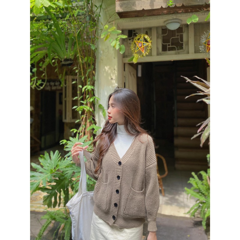 Áo Cardigan - 99 - 5 Nút - 2 Túi
