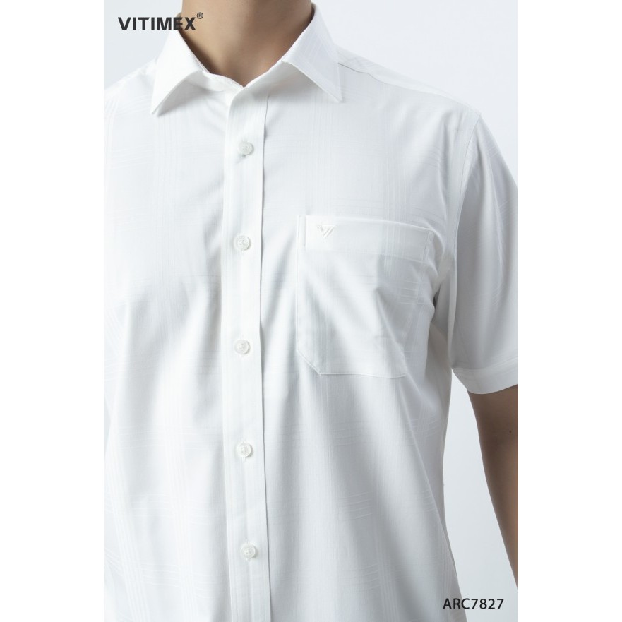 ÁO SƠ MI NGẮN TAY REGULAR VẢI TRE MÁT LẠNH ARC7827