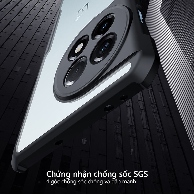 Ốp lưng XUNDD OnePlus Ace 2 Pro Mặt lưng trong, Viền TPU, Chống sốc