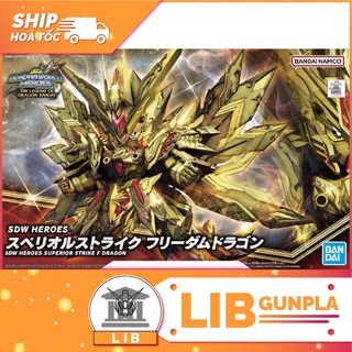 Mô hình lắp ráp Gundam SD WH World Heroes Superior Strike F / Strike Freedom Dragon