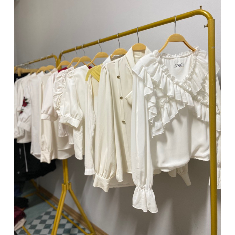 ÁO SƠMI TRẮNG KIỂU 2HAND CHỐT LIVE