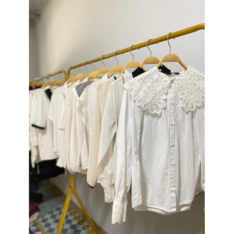 ÁO SƠMI TRẮNG KIỂU 2HAND CHỐT LIVE