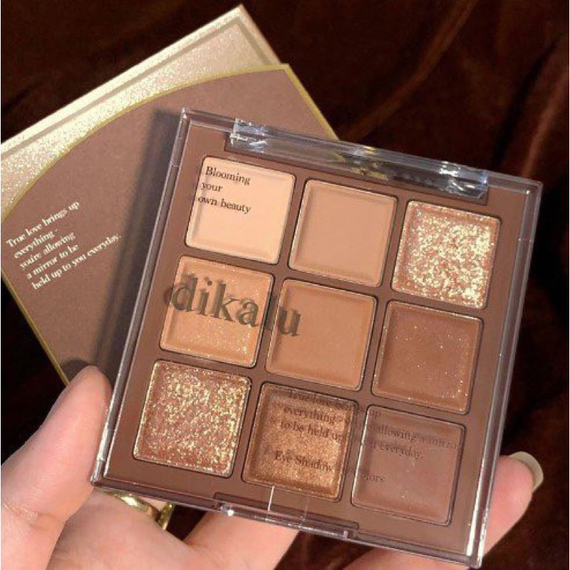 Bảng mắt 9 ô Dikalu 06 tone Tây cực sang chảnh