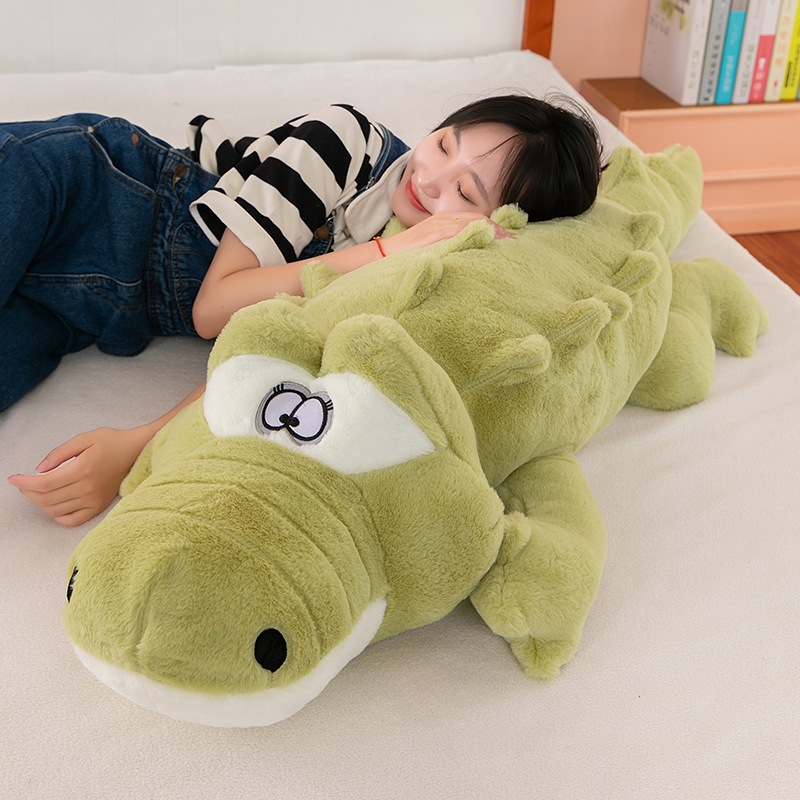 Gấu bông cá sấu chúa 1m6 siêu to hàng quảng châu mềm mịn