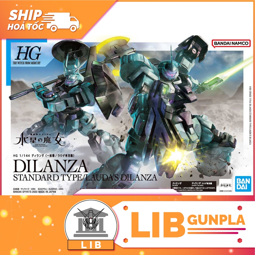 Mô hình lắp ráp Bandai Gundam HG WFM Dilanza Standard Type / Lauda's Dilanza / Lauda Dilanza