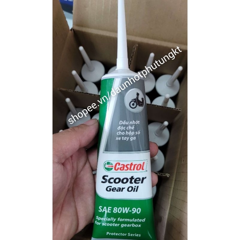 Nhớt láp (nhớt hộp số) Castrol Scooter Gear Oil 120ml đặc chế hộp số xe tay ga