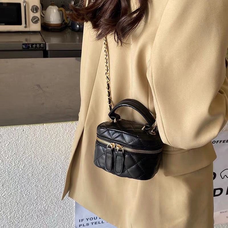 Túi Mini Túi Xách Nữ Đeo Chéo Chần Trám Basic Nhỏ Xinh QG Store