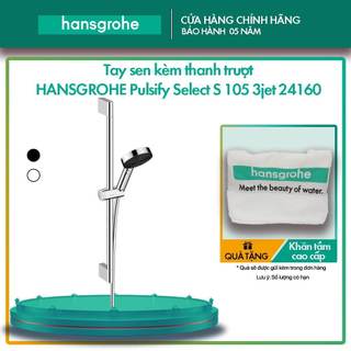 Tay sen kèm thanh trượt hansgrohe Pulsify Select S 105 3jet 24160