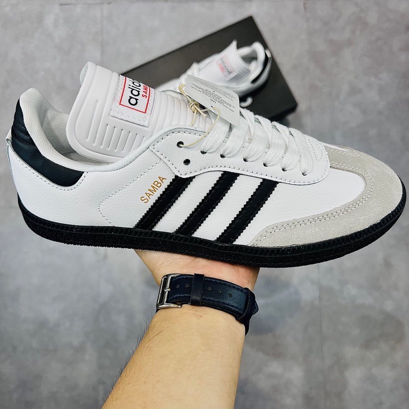 Giày Adidas Samba Rose White Gum Đế Nâu Cao 3cm, Giày Samba Rose Nam nữ mẫu mới hot trend Full Box Bill