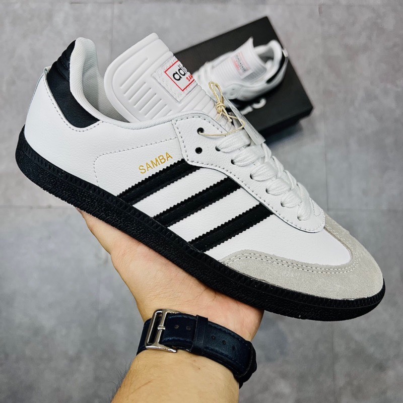 Giày Adidas Samba Rose White Gum Đế Nâu Cao 3cm, Giày Samba Rose Nam nữ mẫu mới hot trend Full Box Bill