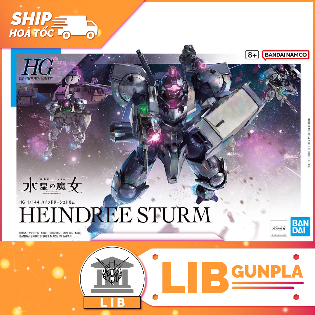 Mô hình lắp ráp Bandai Gundam HG WFM Heindree Sturm